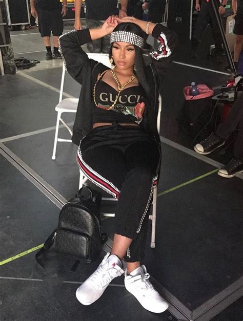 nicki minaj gucci clothing|nicki minaj pictures.